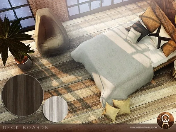 Alpha Deck Boards by thesimsresource - The Sims 4 Custom Content