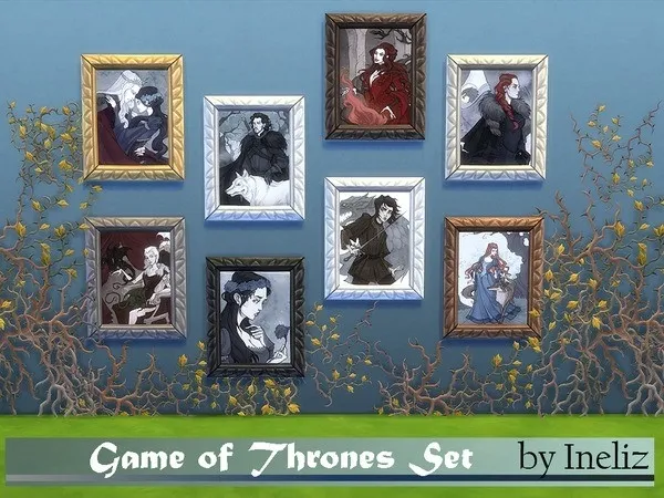 Alpha Game of Thrones Set - The Sims 4 Custom Content