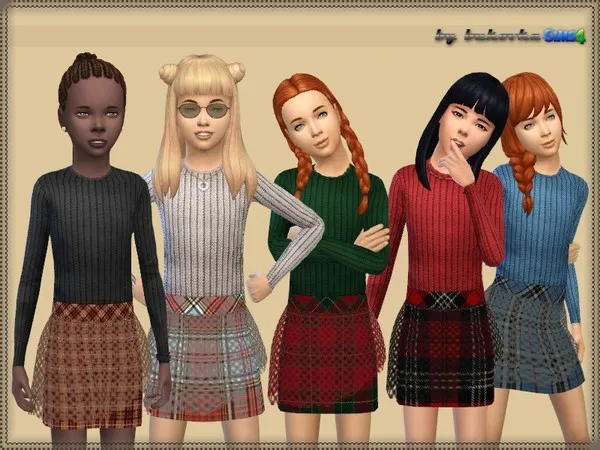 Alpha Dress Transparent Skirt - The Sims 4 Custom Content