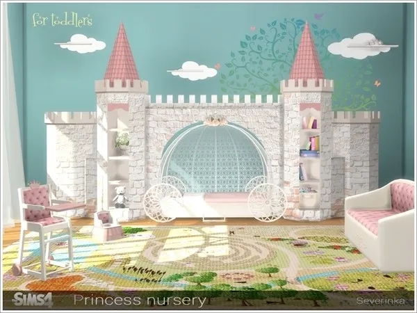 Alpha Princess Nursery - The Sims 4 Custom Content