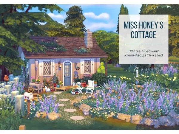 Maxis Match Miss Honeys Cottage - The Sims 4 Custom Content