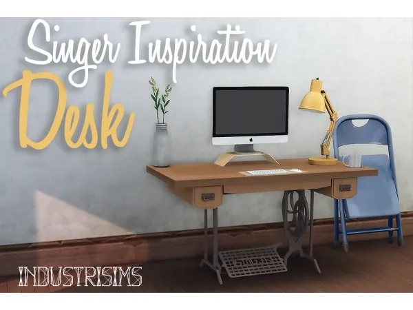 Alpha Singer Inspiration Desk - The Sims 4 Custom Content