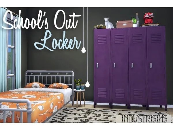 Maxis Match SCHOOLS OUT LOCKER - The Sims 4 Custom Content