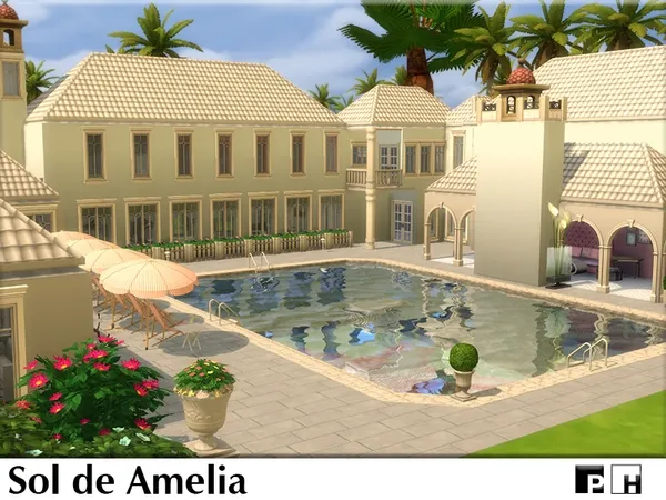 Maxis Match Sol De Amelia - The Sims 4 Custom Content