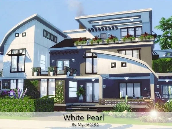 Maxis Match White Pearl - The Sims 4 Custom Content