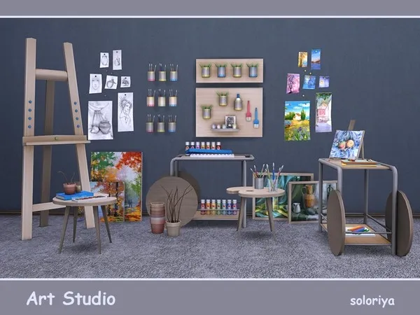 Alpha Art Studio - The Sims 4 Custom Content