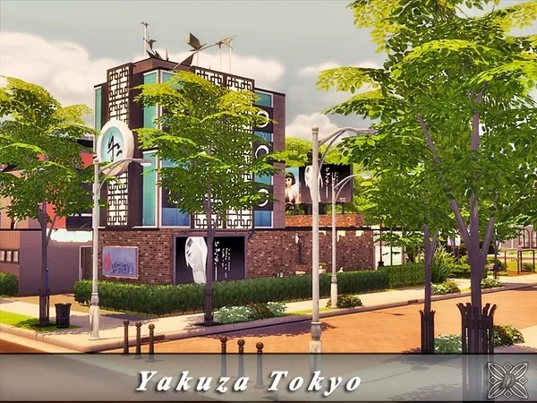 Maxis Match Yakuza Tokyo - The Sims 4 Custom Content