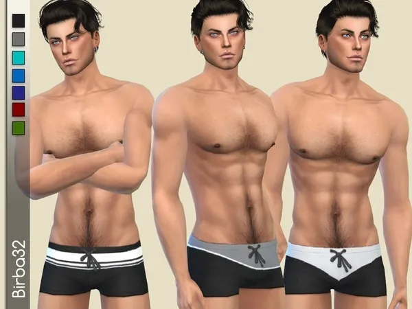 Maxis Match Sport Swimwear - The Sims 4 Custom Content