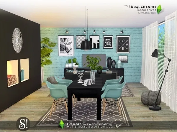 Alpha Dual channel decoratives by thesimsresource - The Sims 4 Custom Content