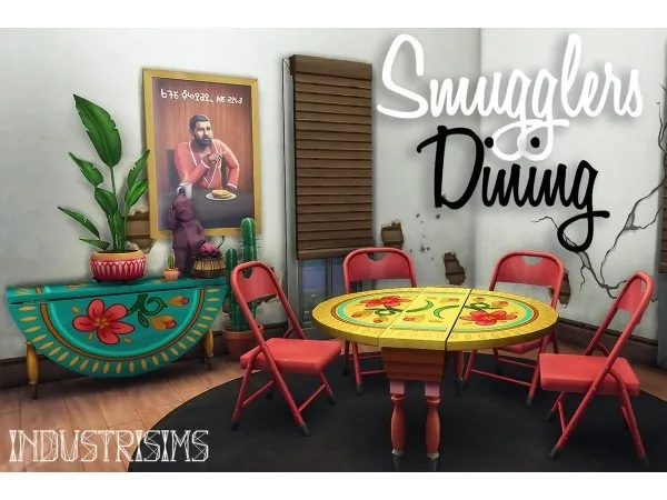 Alpha Smugglers Dining - The Sims 4 Custom Content