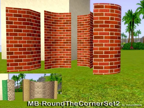 MB RoundTheCornerSet2 - The Sims 3 Custom Content