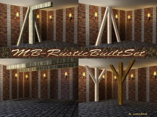 MB RusticBuiltSet - The Sims 3 Custom Content
