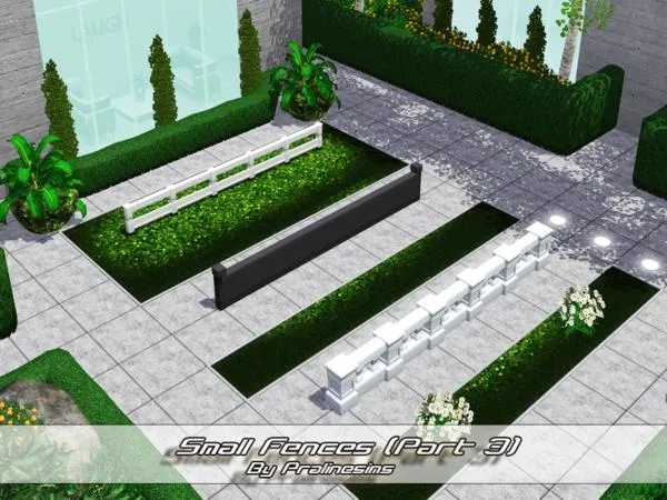 Small Fences 3 - The Sims 3 Custom Content