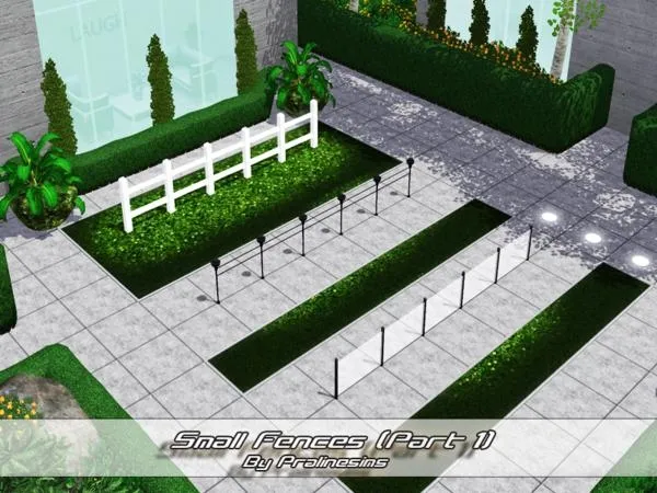 Small Fences - The Sims 3 Custom Content