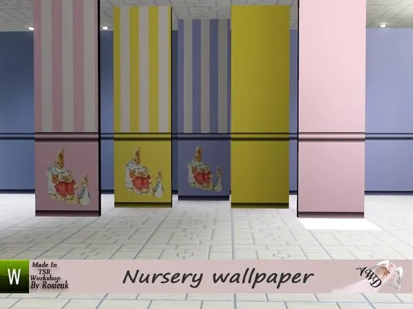 Nursery wallpaper by rosieuk - The Sims 3 Custom Content