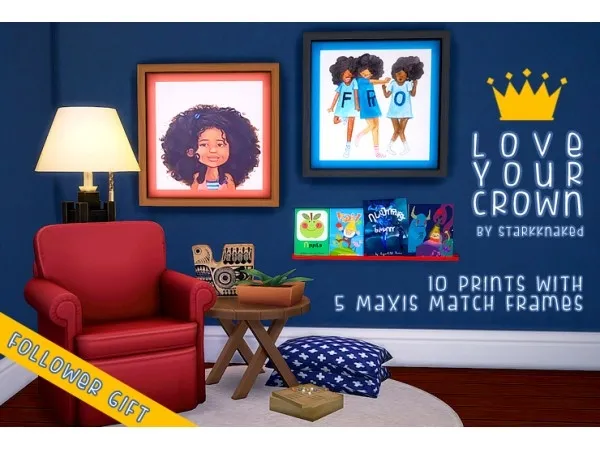 Maxis Match Love Your Crown by starkknaked - The Sims 4 Custom Content