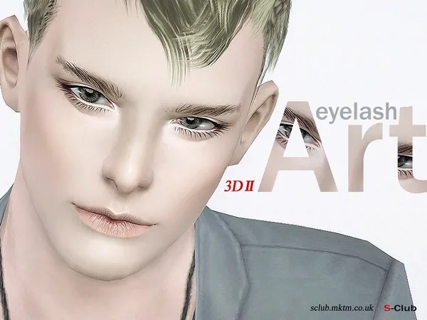 S Club Eyelash Set N2 - The Sims 3 Custom Content