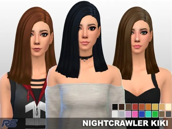 Maxis Match [RS]Nightcrawler Kiki CLAYIFIED - The Sims 4 Custom Content