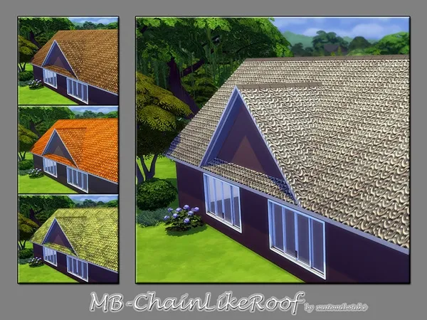 Alpha MB ChainLikeRoof - The Sims 4 Custom Content