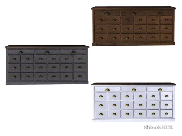 Living PB Sideboard Apothecary - The Sims 4 Custom Content