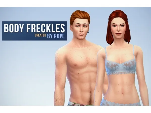 Maxis Match Body and Face Freckles - The Sims 4 Custom Content