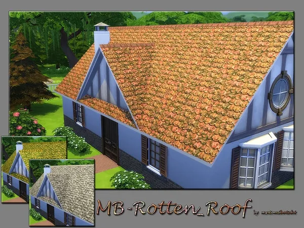 Alpha MB Rotten Roof by thesimsresource - The Sims 4 Custom Content