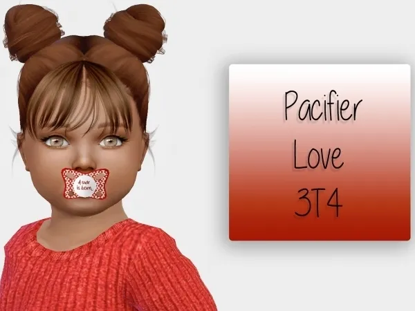 Alpha Pacifier Love - The Sims 4 Custom Content