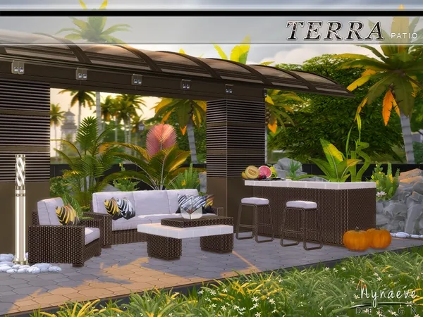 Alpha Terra Patio by thesimsresource - The Sims 4 Custom Content