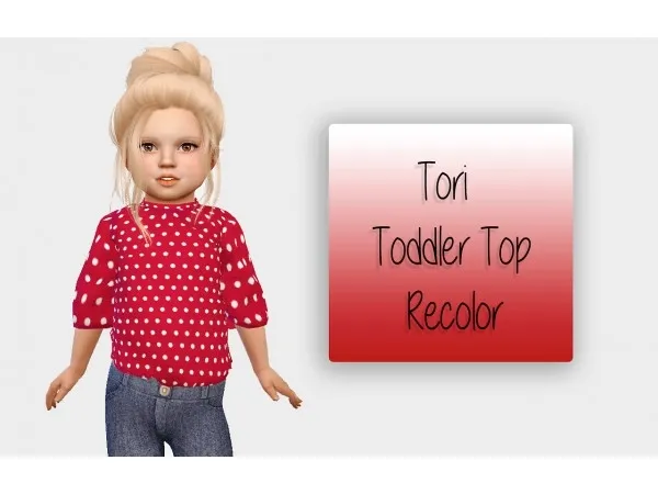 Alpha Tori Top by simiracle - The Sims 4 Custom Content