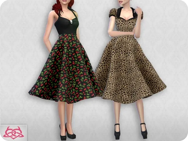 Alpha Vintage Basic skirt 2 R5 - The Sims 4 Custom Content