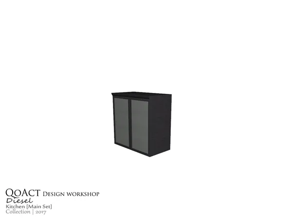 Diesel Cabinet Glass - The Sims 4 Custom Content