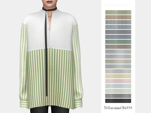 Mix TH Oversized Shirt M - The Sims 4 Custom Content