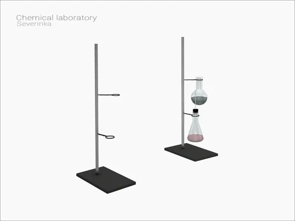 [Chemical laboratory] stand for flasks - The Sims 4 Custom Content