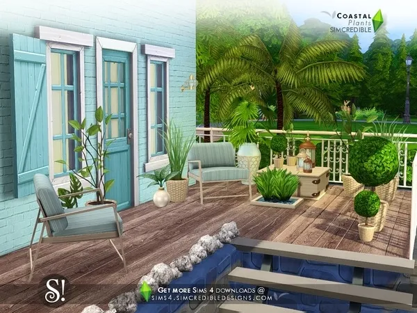 Alpha Coastal Plants by thesimsresource - The Sims 4 Custom Content