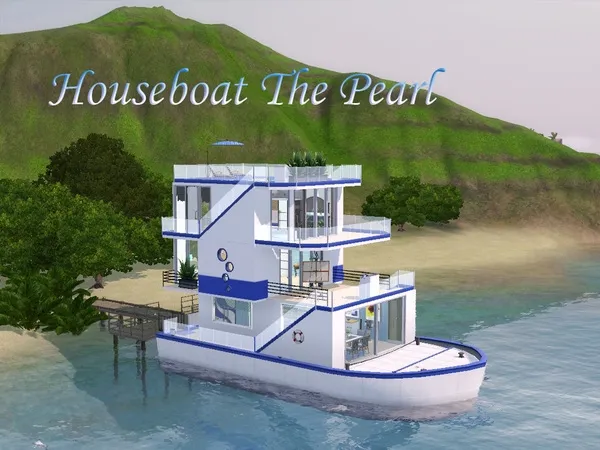 Houseboat The Pearl - The Sims 3 Custom Content