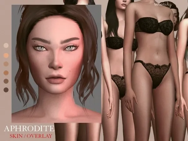 Alpha Aphrodite Skin and Overlay - The Sims 4 Custom Content