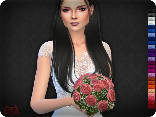 Alpha Wedding Bouquet 3 - The Sims 4 Custom Content