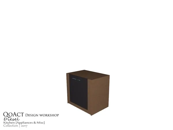 Diesel Dishwasher - The Sims 4 Custom Content