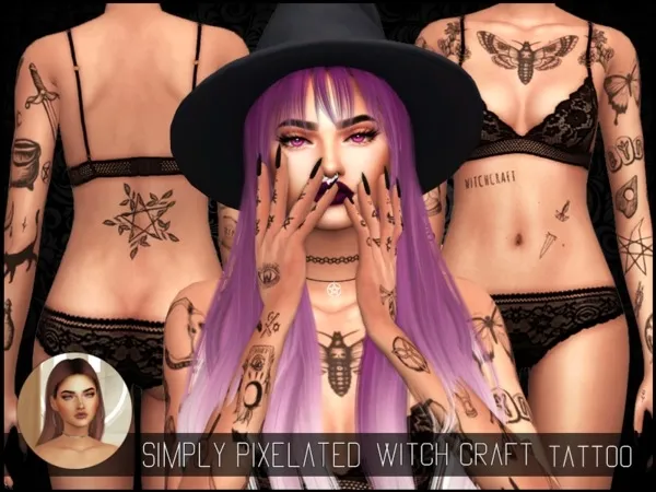 Mix SimplyPixelated Witch Craft - The Sims 4 Custom Content