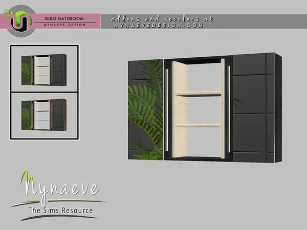 Xero Mirror Cabinet - The Sims 4 Custom Content