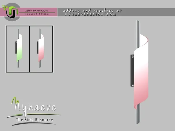 Xero Wall Fixture - The Sims 4 Custom Content