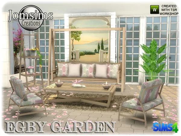Alpha egby garden by thesimsresource - The Sims 4 Custom Content