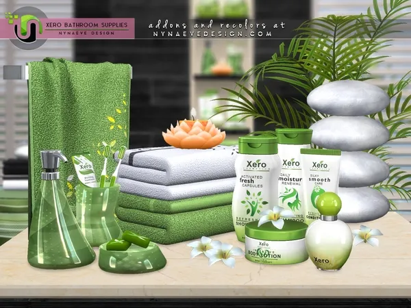 Alpha Xero Bathroom Supplies by thesimsresource - The Sims 4 Custom Content