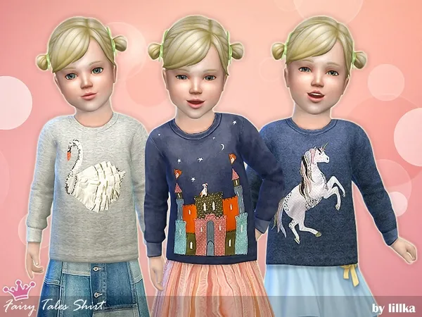 Alpha Fairy Tales Shirt - The Sims 4 Custom Content