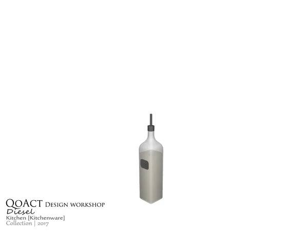Diesel Oil Vinegar Bottle - The Sims 4 Custom Content