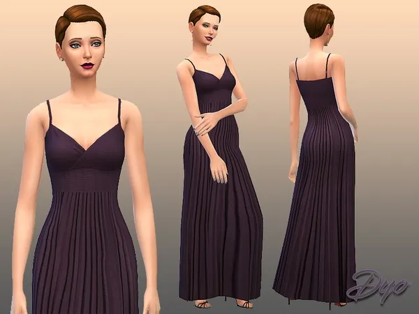 Alpha Purple fashion 2 - The Sims 4 Custom Content