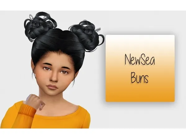 Alpha NewSea Buns Kids Version - The Sims 4 Custom Content