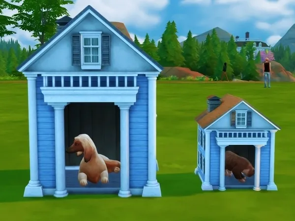 Alpha FUNCTIONAL HOUSE BEDS LARGE AND SMALL CATS AND DOGS - The Sims 4 Custom Content