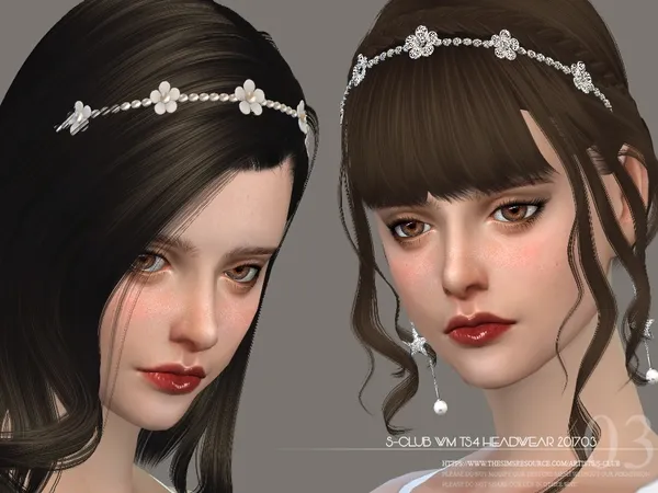 Alpha S Club WM Headwear F 201703 - The Sims 4 Custom Content