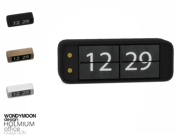 Holmium Clock by thesimsresource - The Sims 4 Custom Content